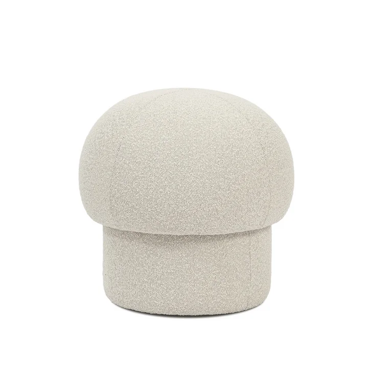 Design House Stockholm - Uno Pouf, Ø 50 cm, creme