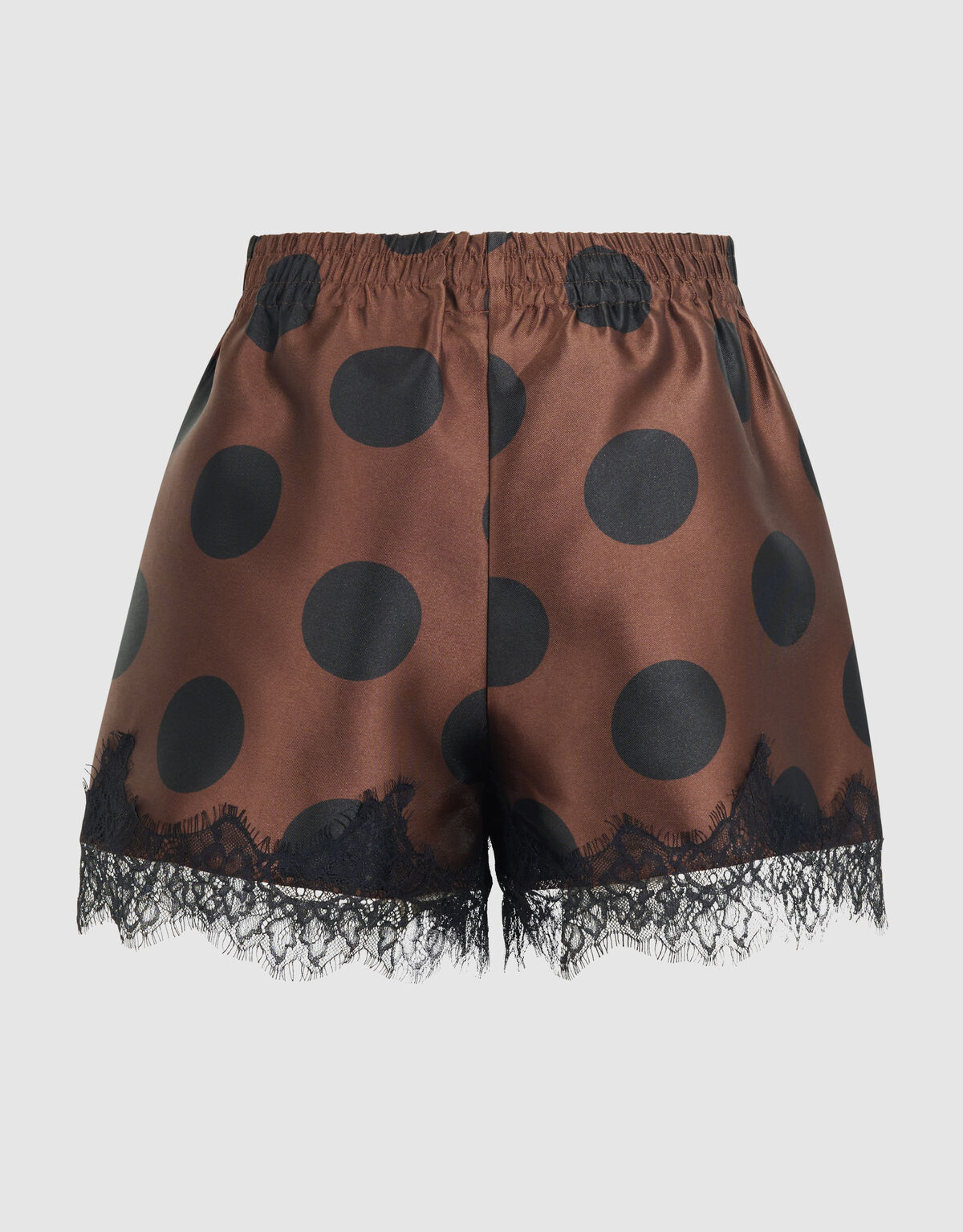 Kanten Polkadot Short Bruin