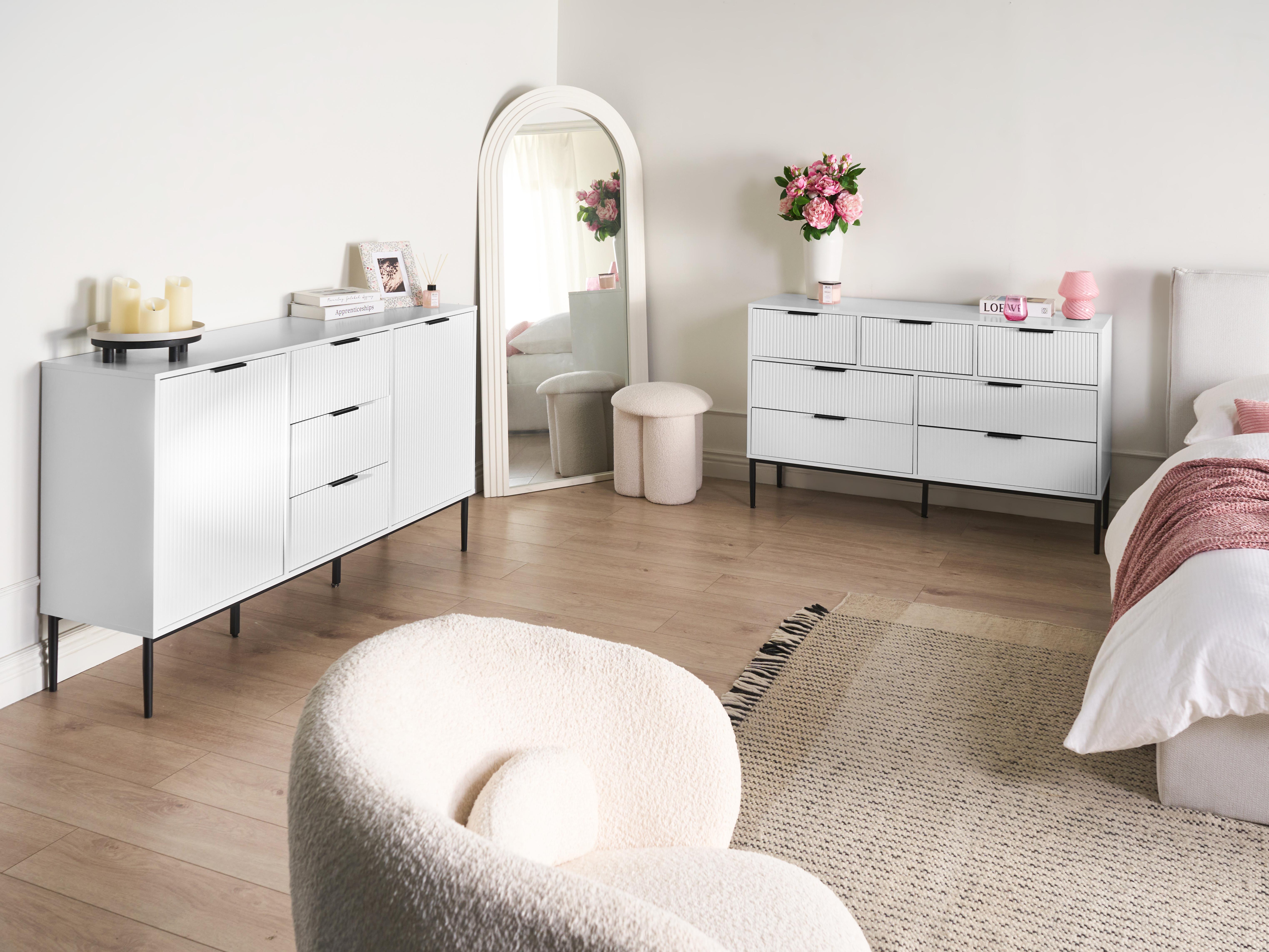 Dressoir met 2 deuren LEDUC Wit