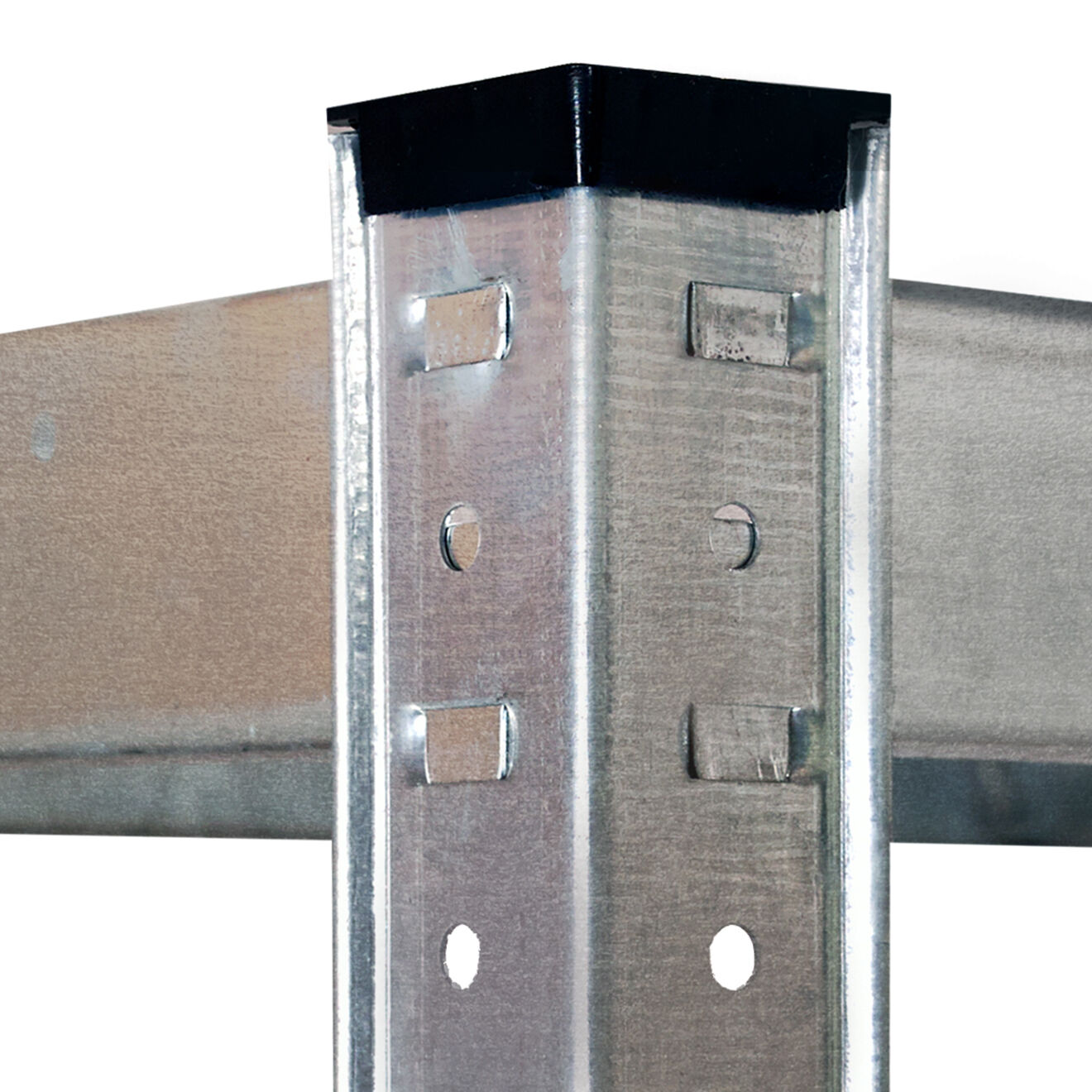 Pratik Garden Etagère en acier 5 niveaux spéciale charges lourdes noire - 180x90x40?cm
