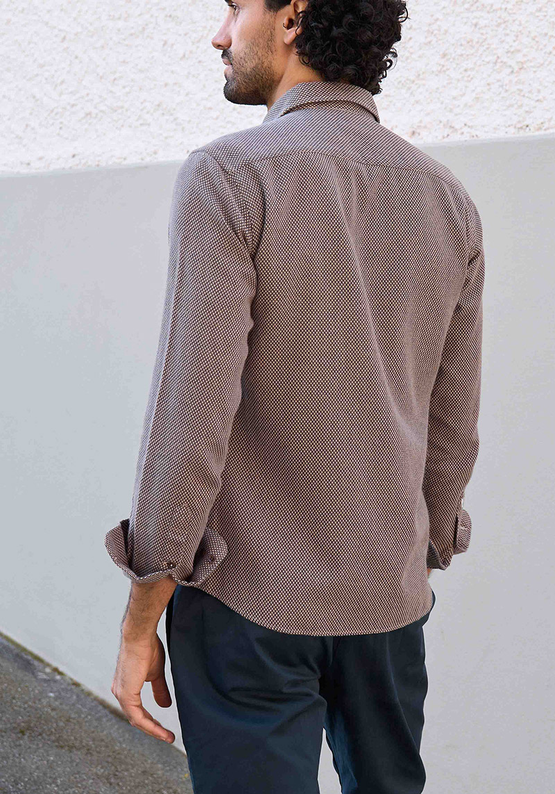 Carpasus Casual Herren-Hemd Lynx Ochre