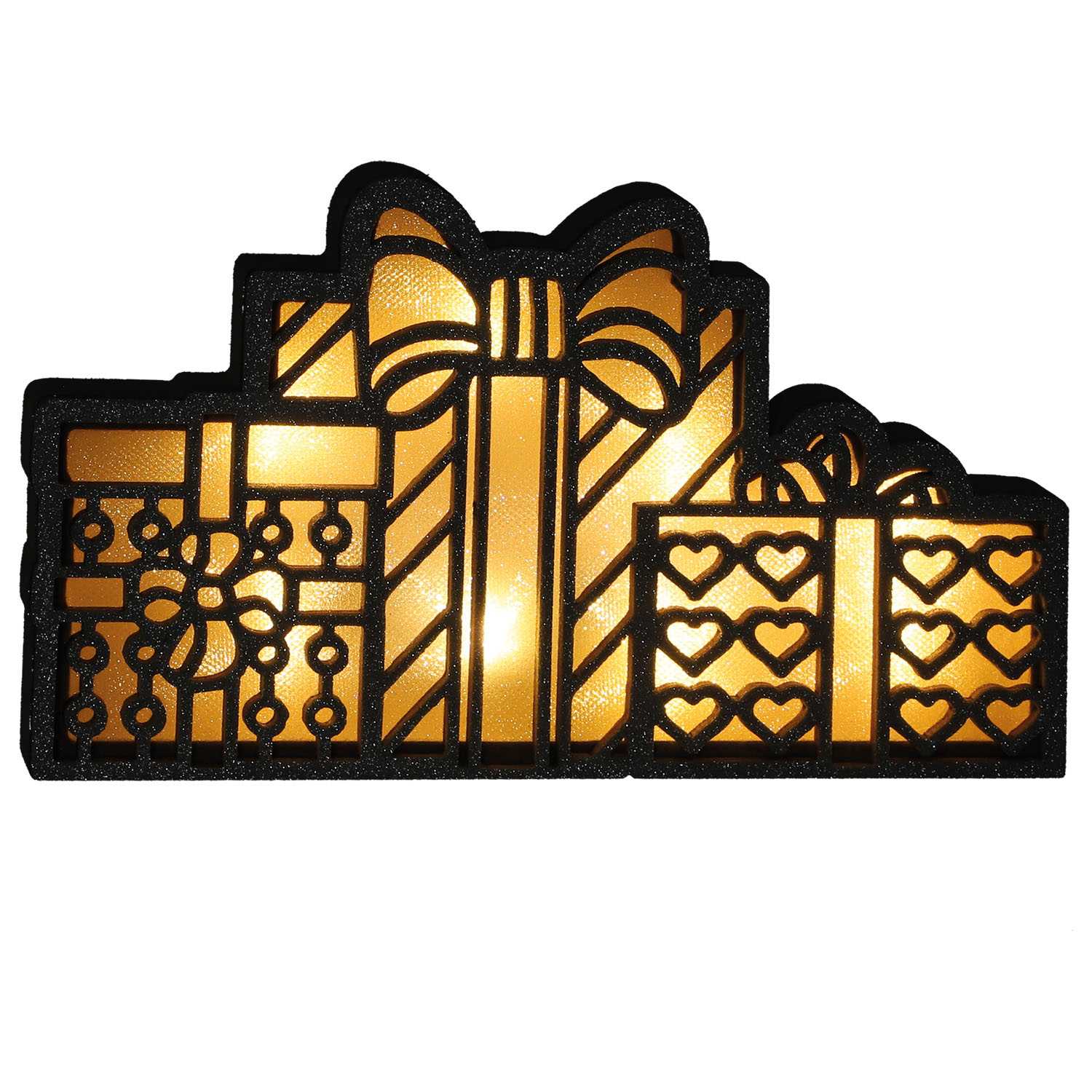 novooo Deko Geschenke 8LED 21,5cm silber