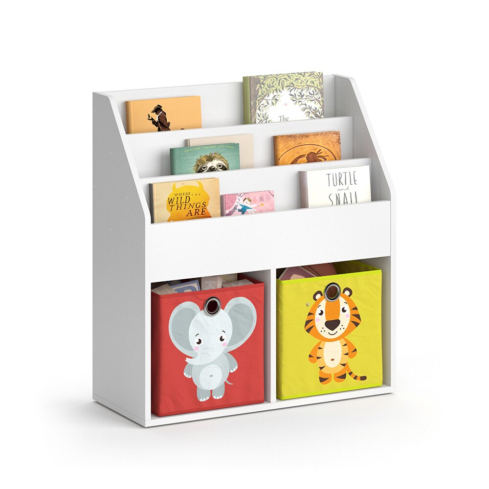 Vicco Kinderregal Bücherregal Aufbewahrungsregal Luigi Spielzeugablage Faltbox