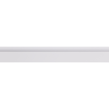 U-profiel kunststof 15x18mm wit 260cm