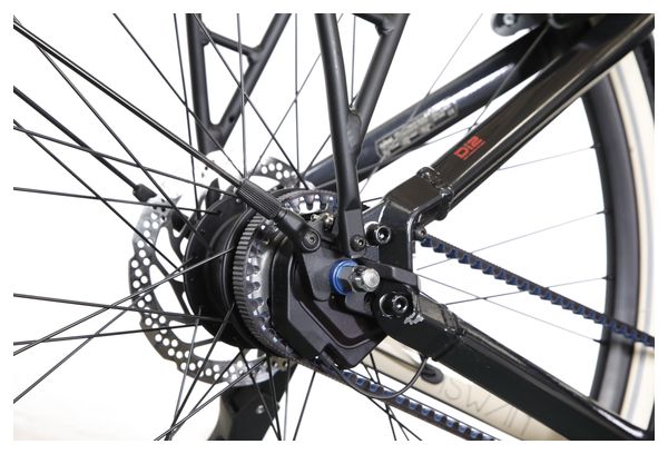 Vélo de Ville Électrique O2 Feel iSwan City Boost 8.1 Univ Shimano Nexus Inter 5-E Di2 5V 432 Wh 28'' Gris Anthracite - Produit Reconditionné