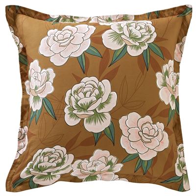 Linge de lit motif fleurs japonaises - BECQUET CRÉATION