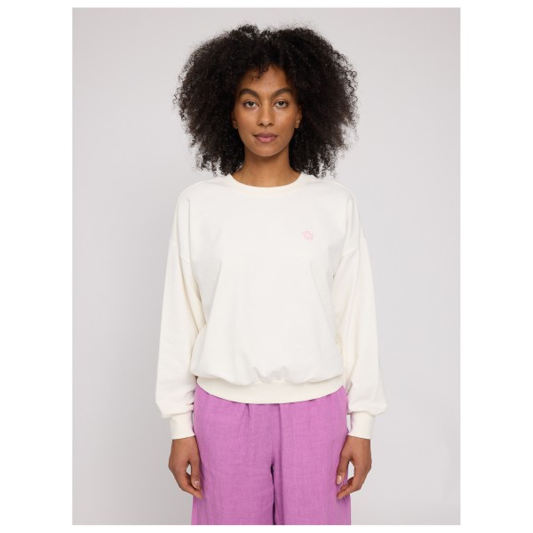 Mazine - Women's Back Print Flowers Sweatshirt - Pull