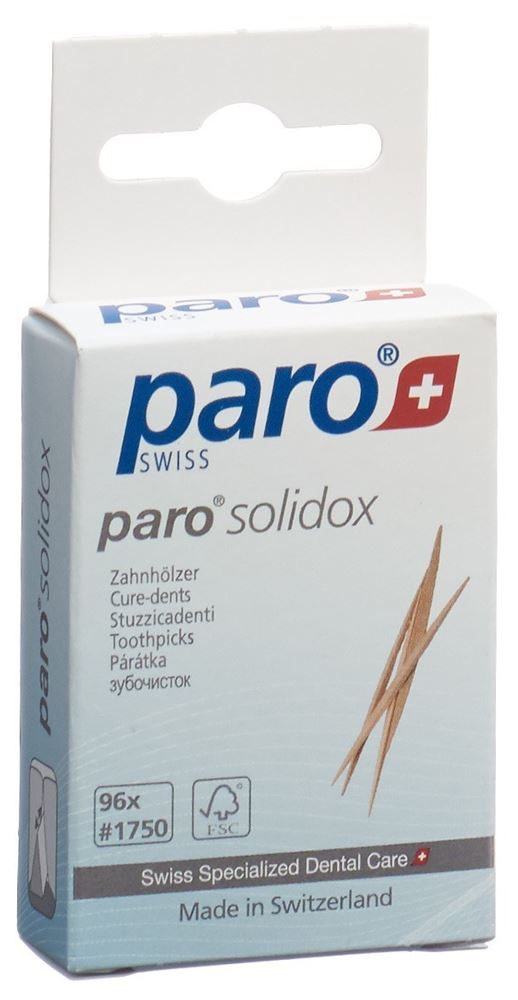 PARO Solidox Zahnhölzer mittel doppelendig 96 Stk