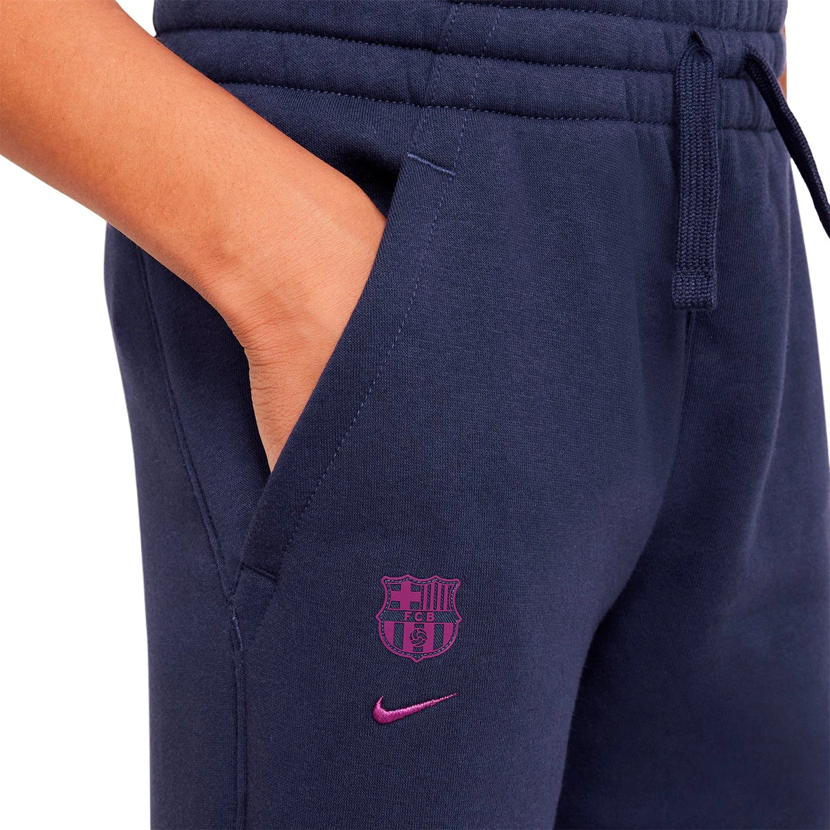 Calças Nike FC Barcelona Fanswear 2025-2026 Criança