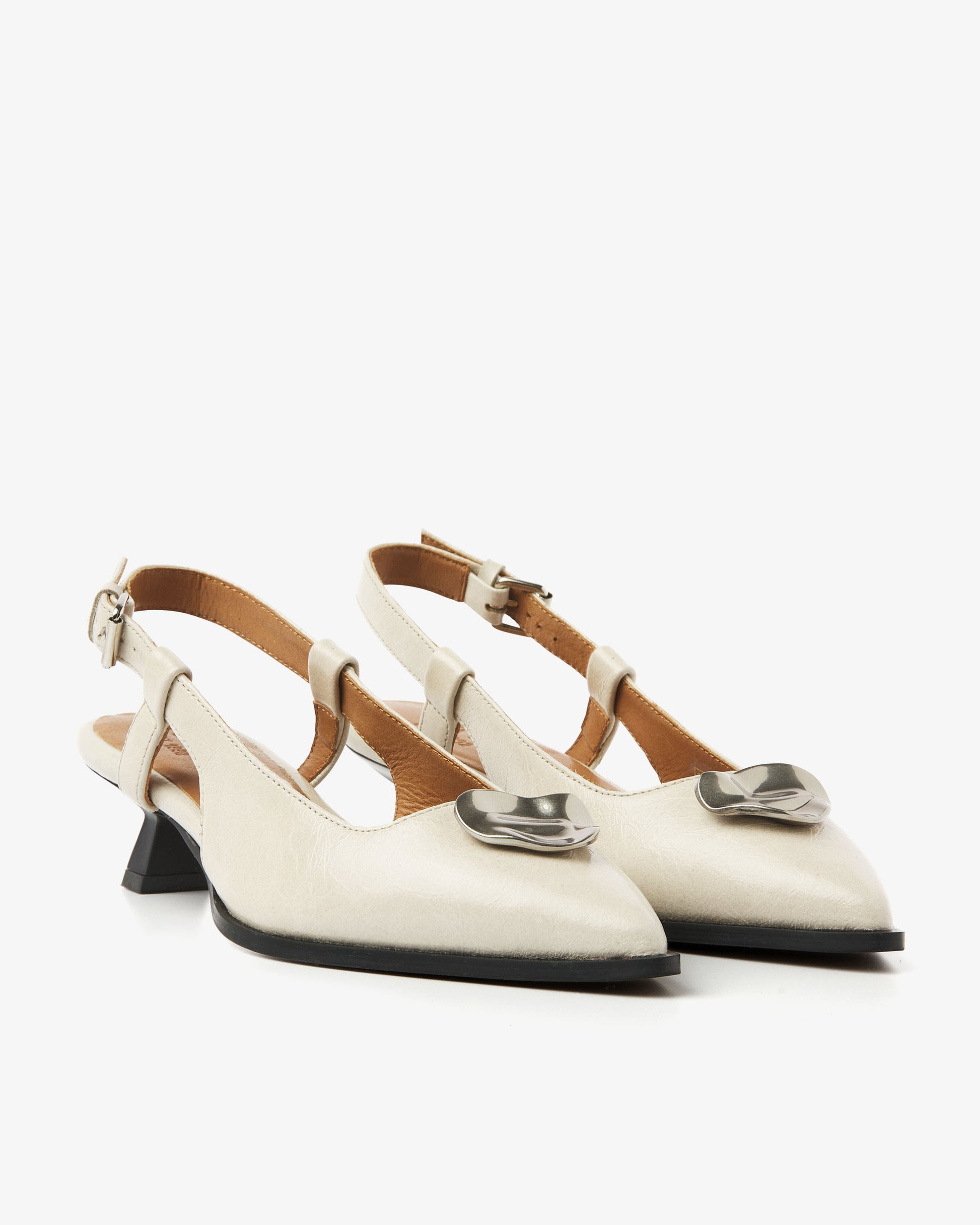 VIA VAI beige slingbacks Lea Imani