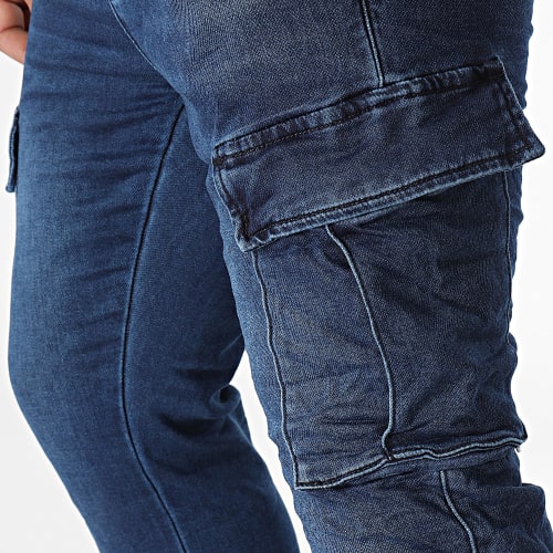 Pantalon Cargo Jean Bleu Brut