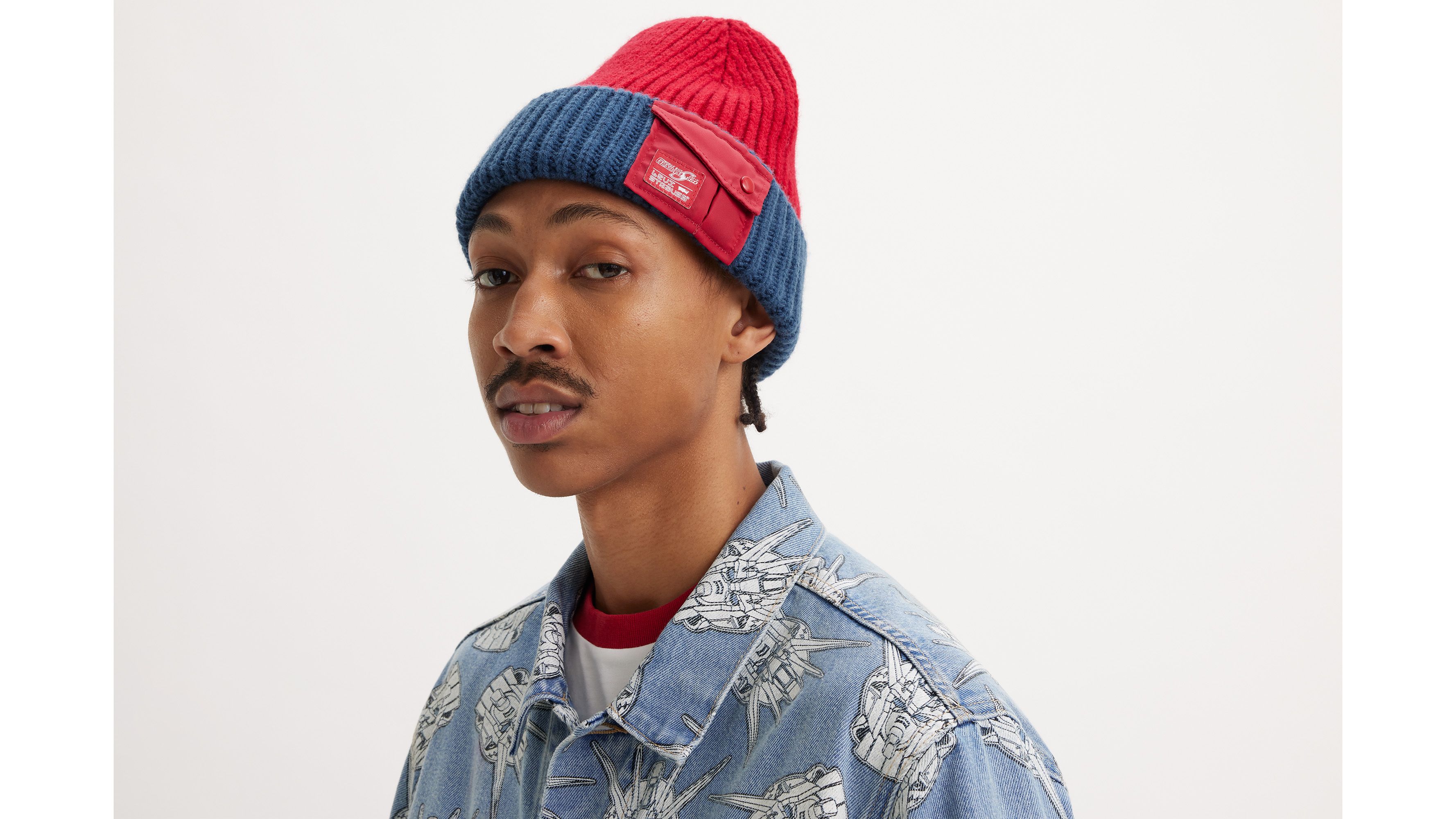 Bonnet utilitaire Levi's® x Gundam SEED - Freedom Red + Kira Blue - Rouge