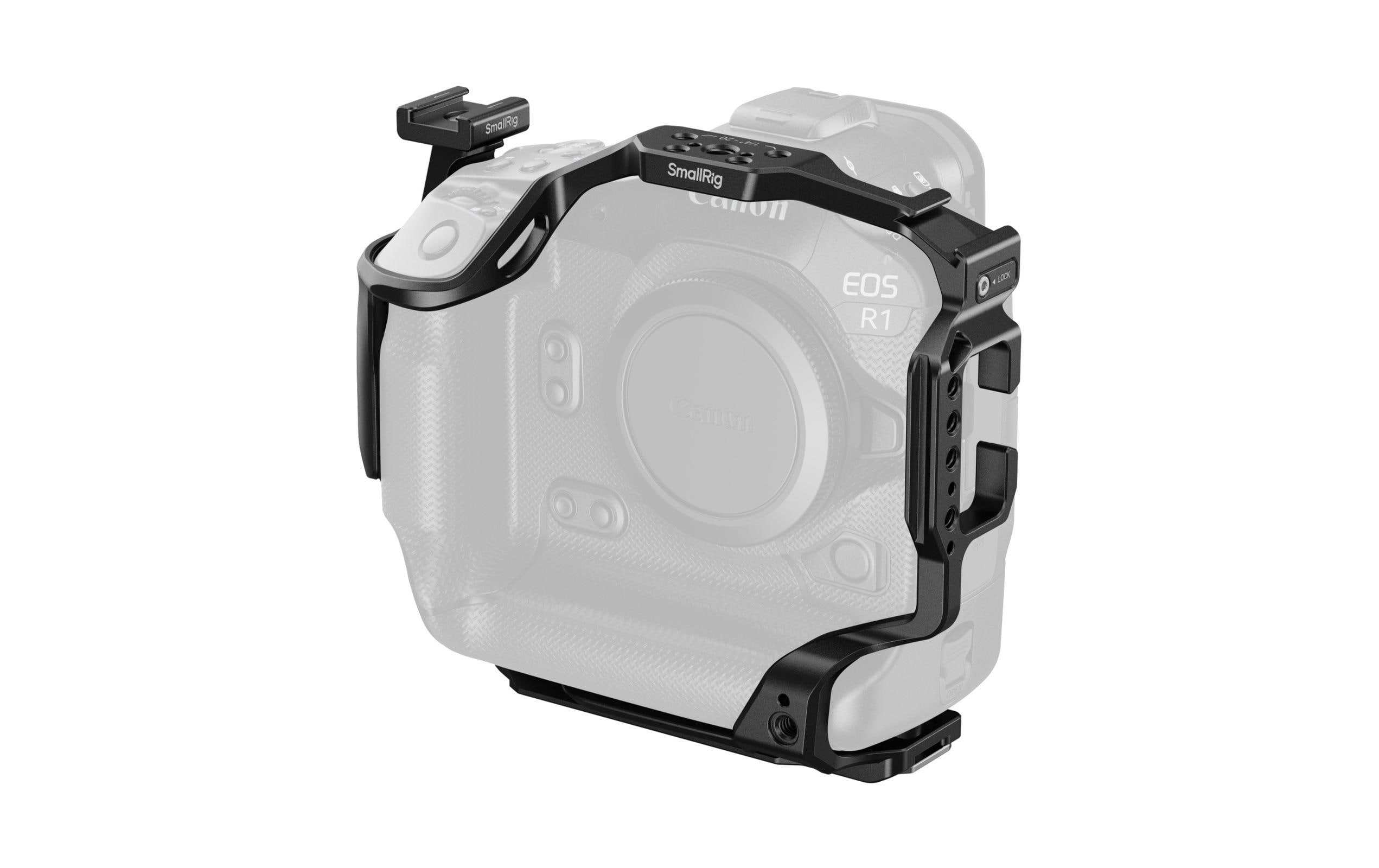 Cage für Canon EOS R1<br>Verbessert den Schutz und die Erweiterbarkeit bei voller Funktionalität