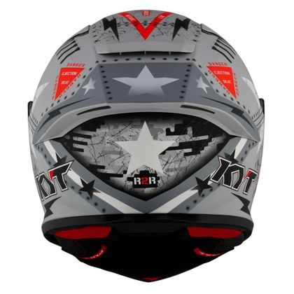 Casque KYT R2R MAX ASSAULT - Gris