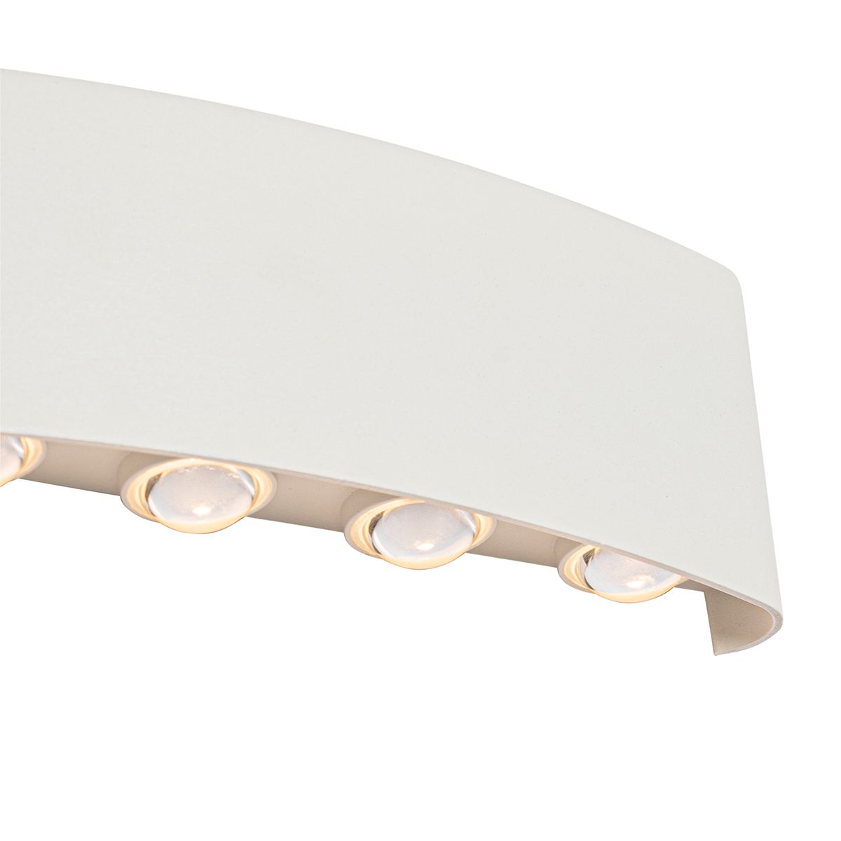 Buiten wandlamp wit incl. LED 10-lichts IP54 - Silly