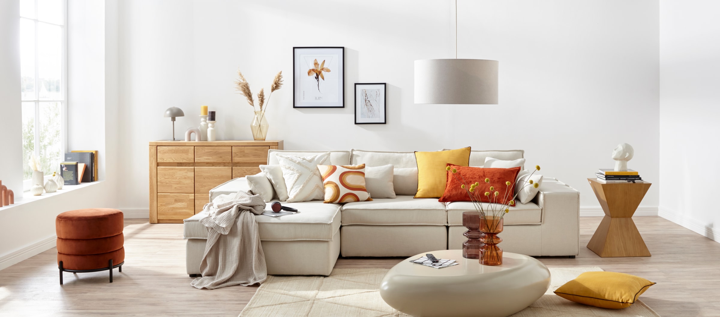 LeGer Home by Lena Gercke Tischleuchte »Linnea Pilz Lampe« E14 1 Stk. Pilzleuchte, Tischlampe, Metallsockel, Höhe 35,5 cm