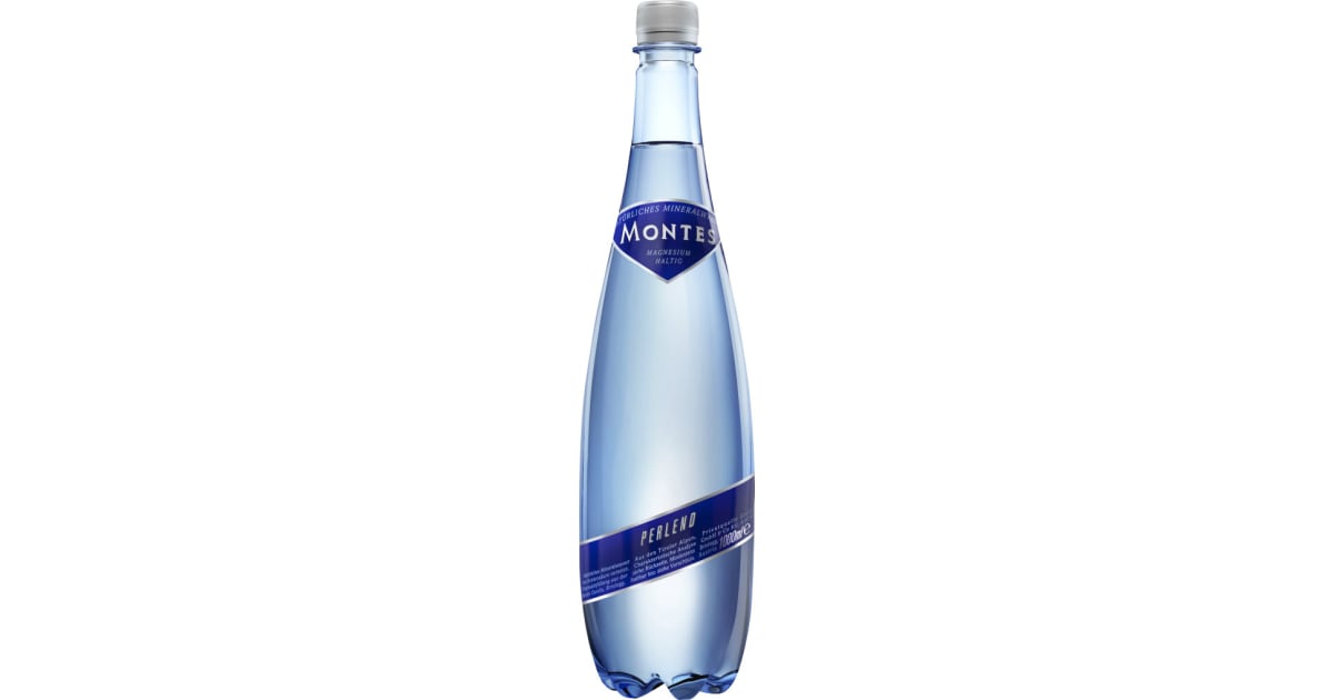 Montes Mineralwasser prickelnd 1,0 Liter (Einweg)