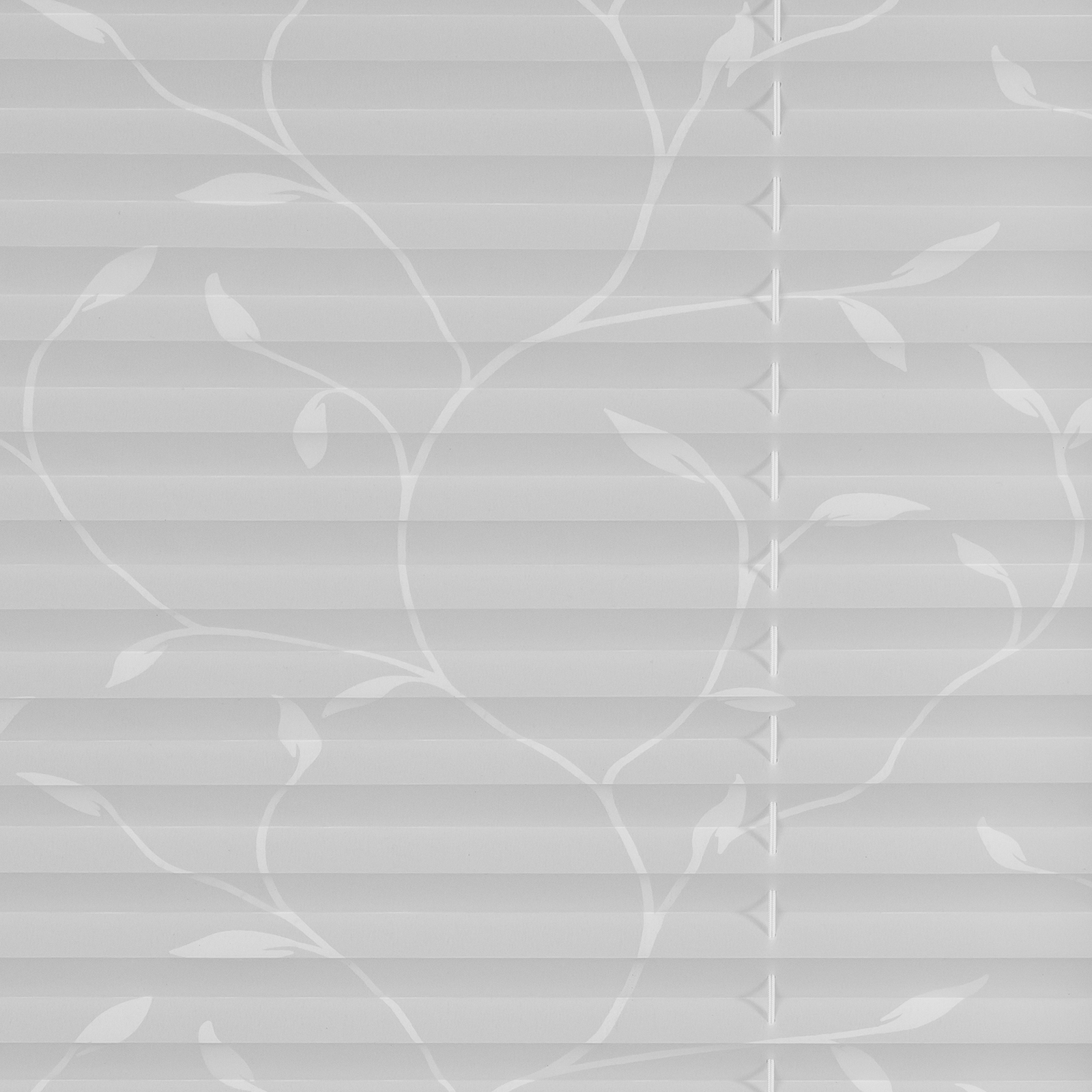 LICHTBLICK Plissee - weiß - Pflanze - 60x130 cm