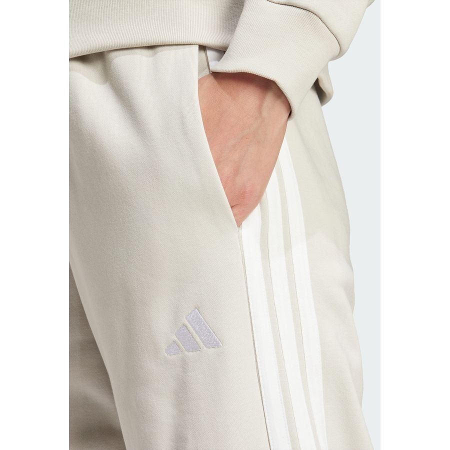 Adidas Pantalon french terry bas droit 3 bandes Essentials