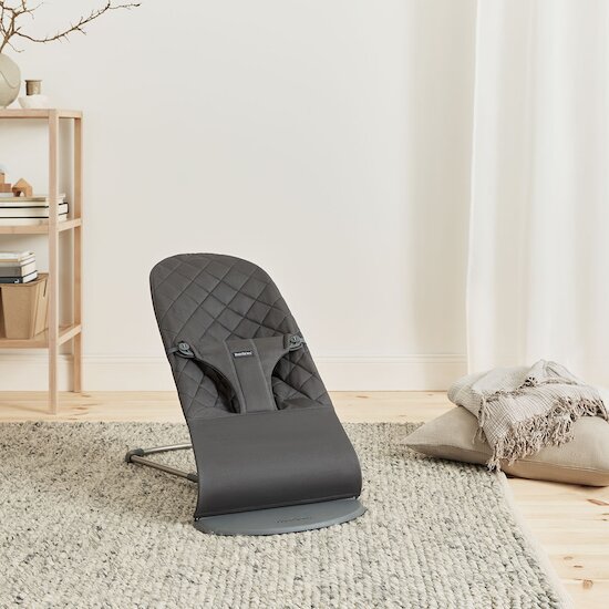 Transat Bliss Tissé   Classique Anthracite        de               BabyBjörn