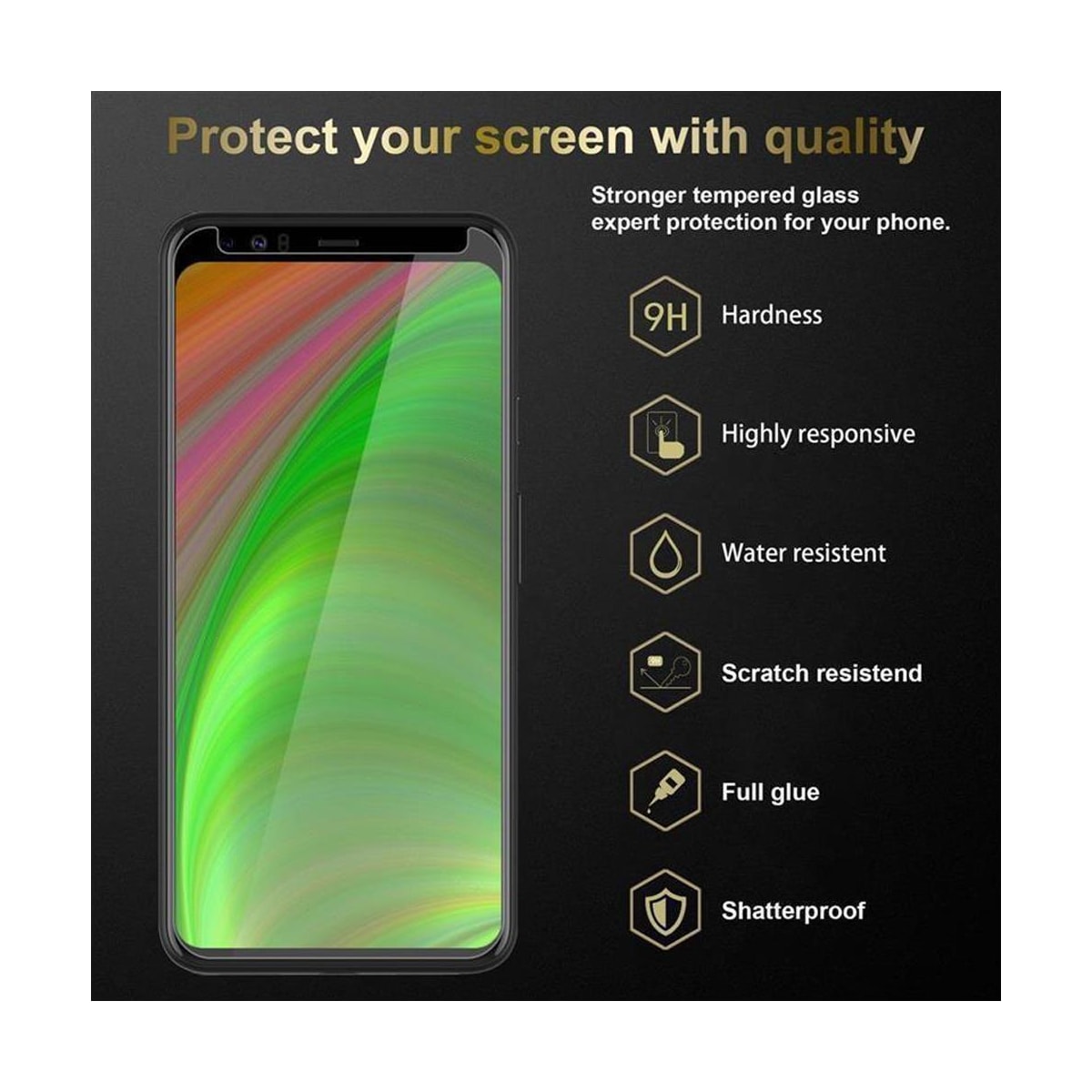 Google PIXEL 4 3x Skjermbeskytter Skärmskydd