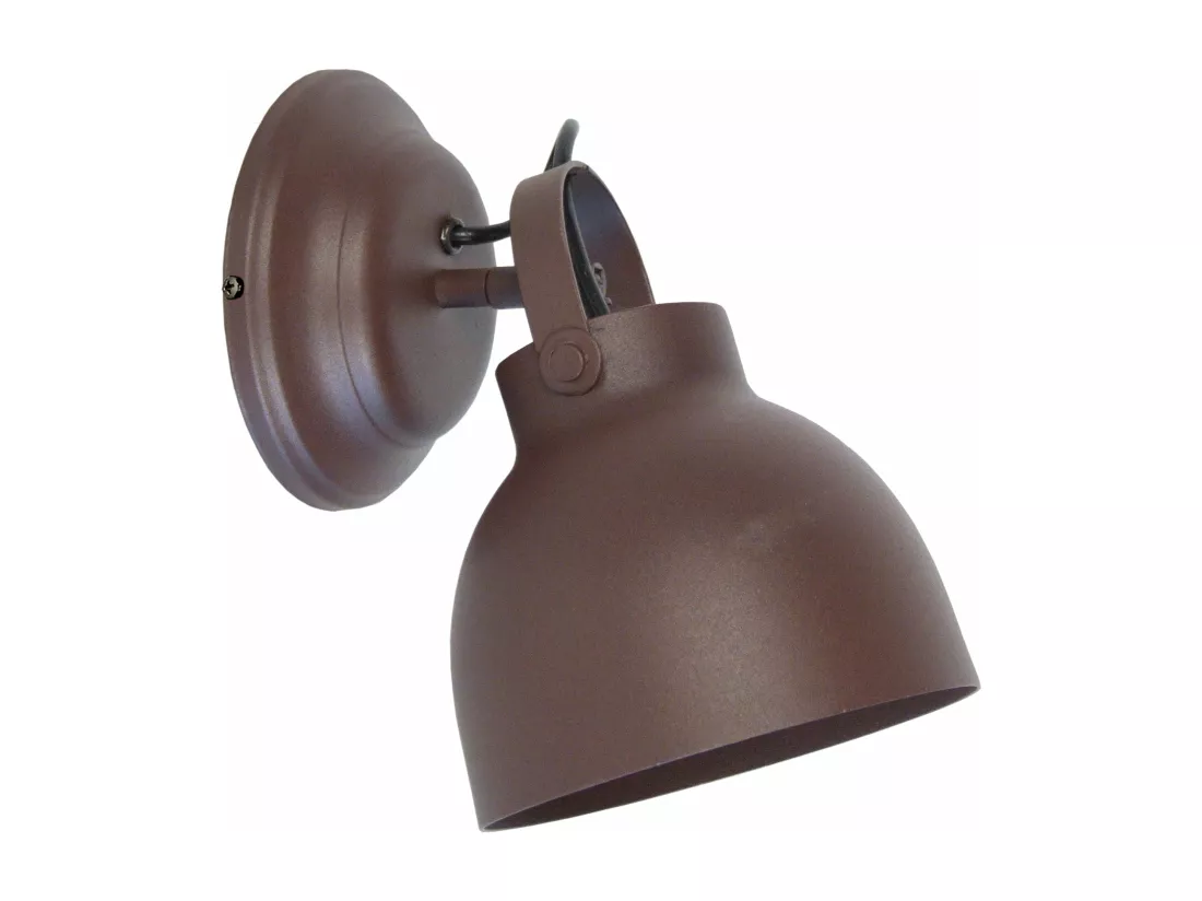 Applique metal marron 13 cm.