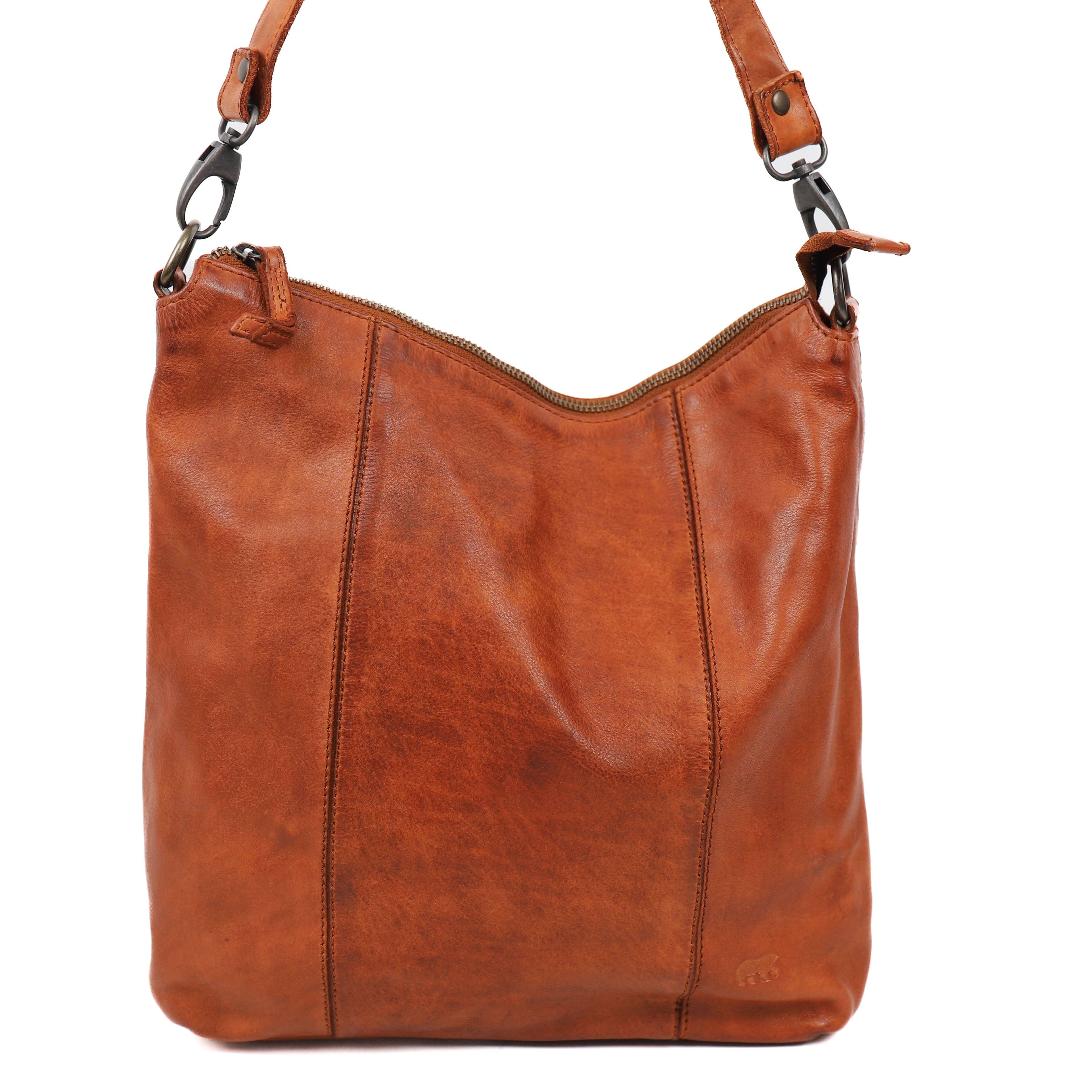 Hand-/schoudertas 'Ava' cognac Cognac