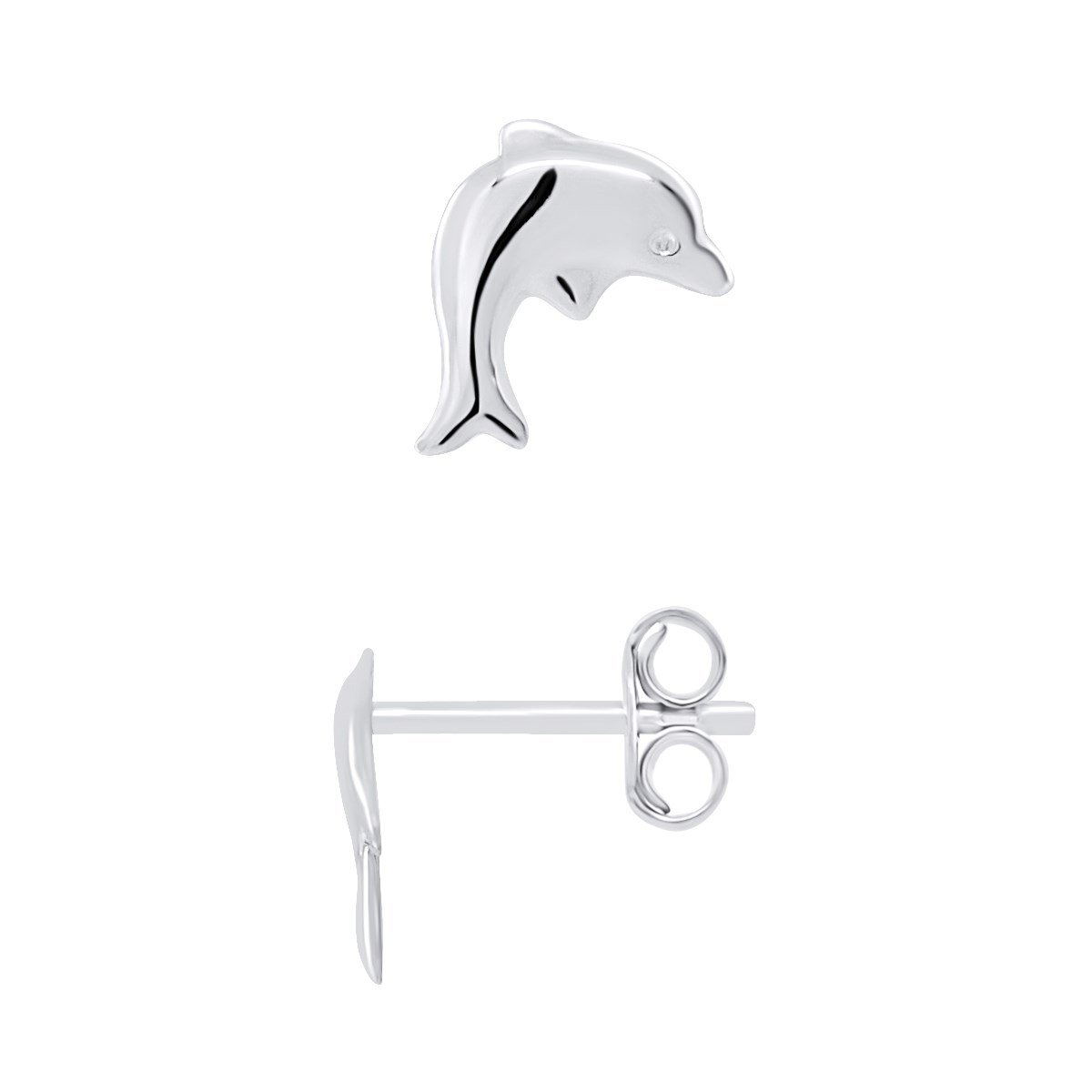 Boucles d'Oreilles DAUPHIN - Argent 925