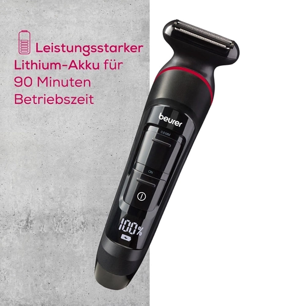 MultiGroomer MN9X Haarschneider Elektrischer Rasierer Trimmer mit 11 Aufsätzen (10057) - Schwarz