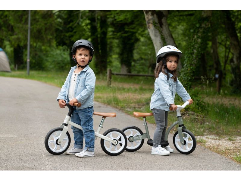 Smoby Kinder-Laufrad First Bike Schwarz/Weiss First Bike Aufsitzlaufrad