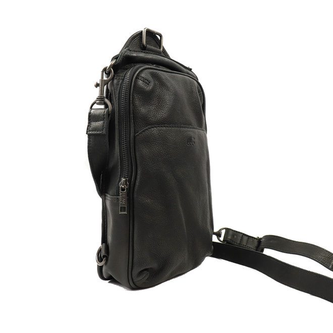 Bear Design Callisto Pelle Crossbody Tas Mavery Zwart CP2181
