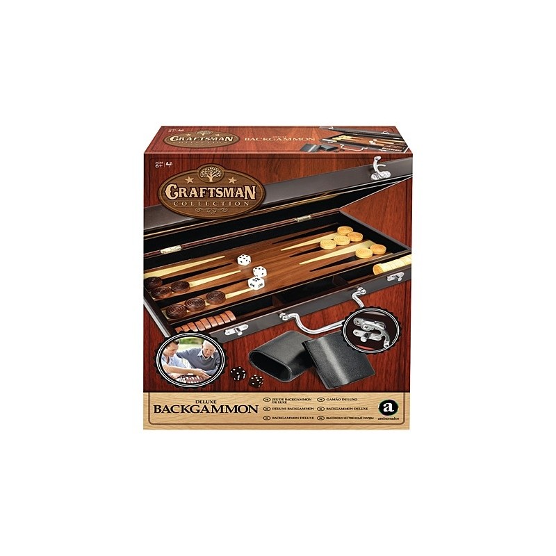 Backgammon Bois Craftsman Deluxe