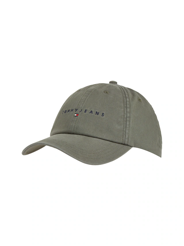 Tommy Jeans Baseball Cap »TJM LINEAR WASHED CAP«, Logostickerei, Tommy Jeans Schriftzug, Flexibel grössenverstellbar