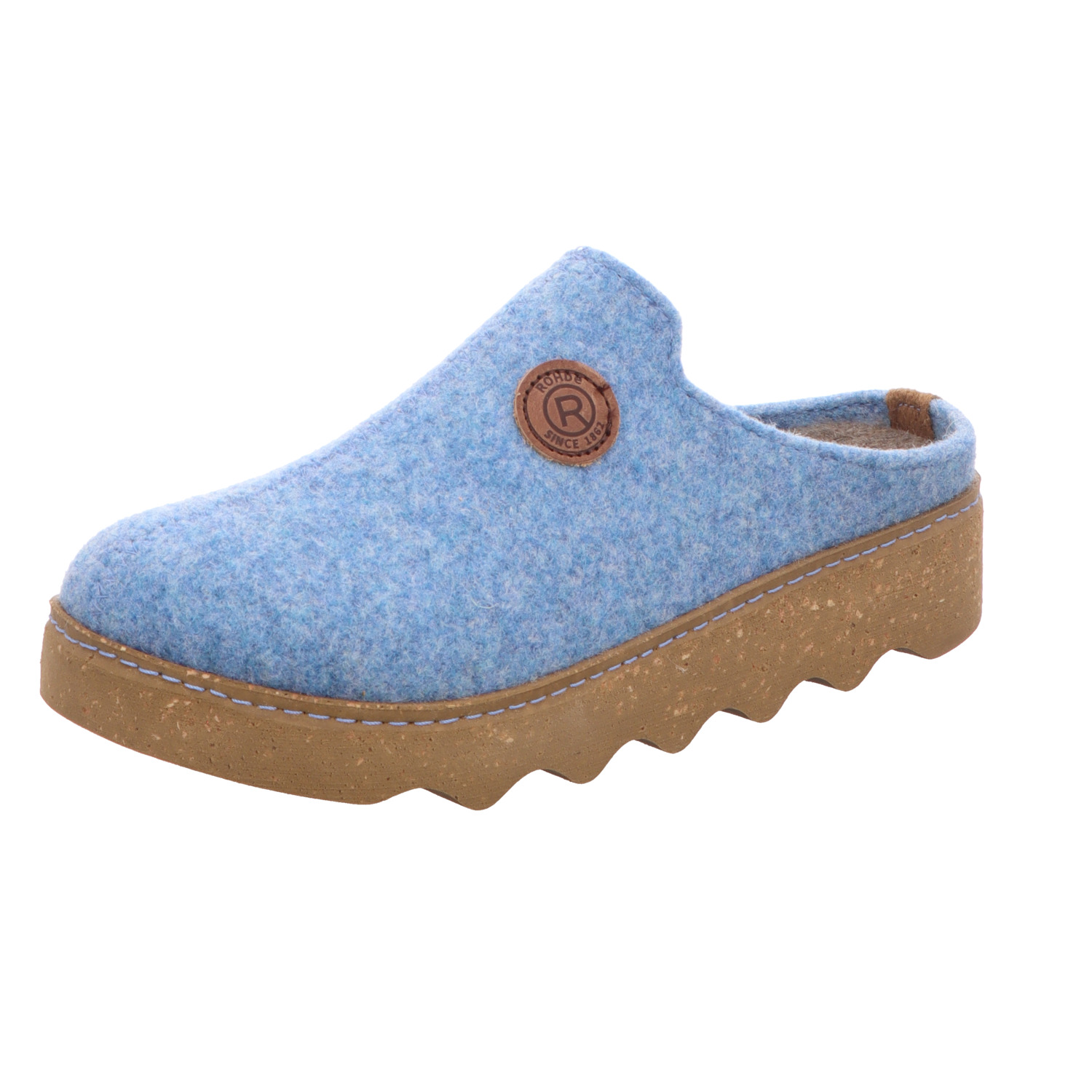 Rohde Damen-Pantoffel Blau