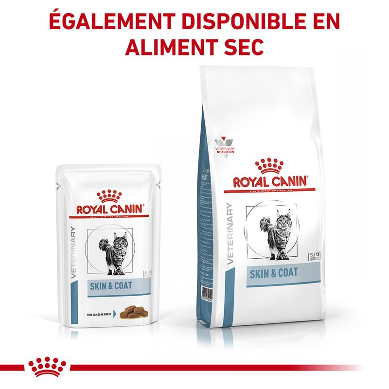 Royal Canin Veterinary Skin & Coat en sauce