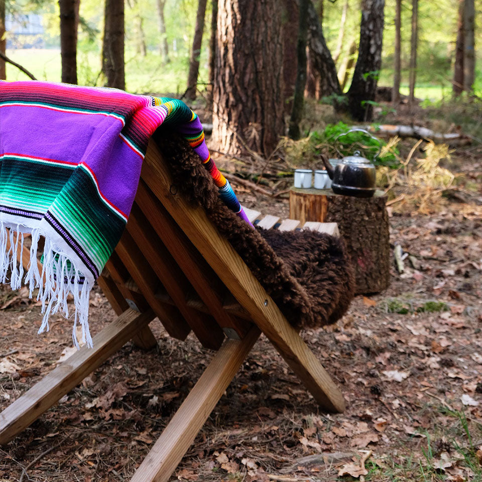 Weltevree | Fieldchair | Loungestoel incl, Schapenvacht Wit