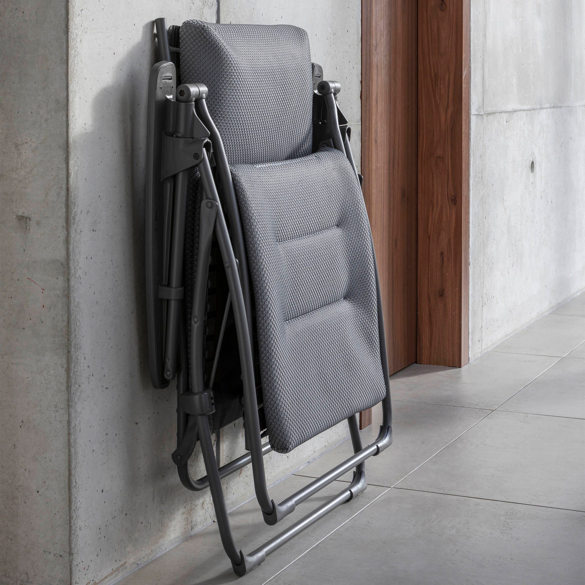 Gepolsterte Zero-Gravity-Relaxliege Evolution BeComfort® Grau Silver