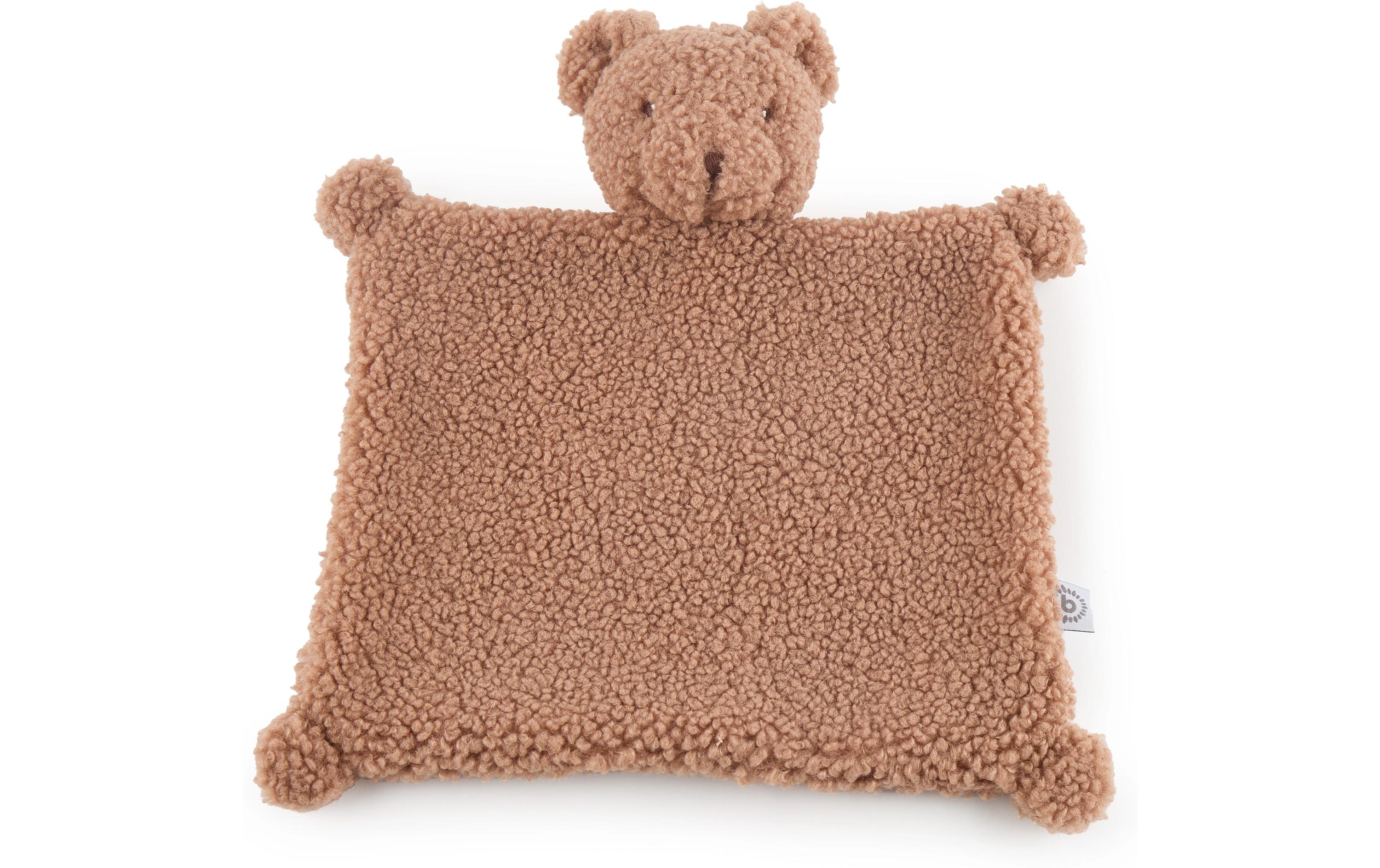 Schmusetuch Bär Mika BraunKuscheltuch mit süssem Bärgesicht
