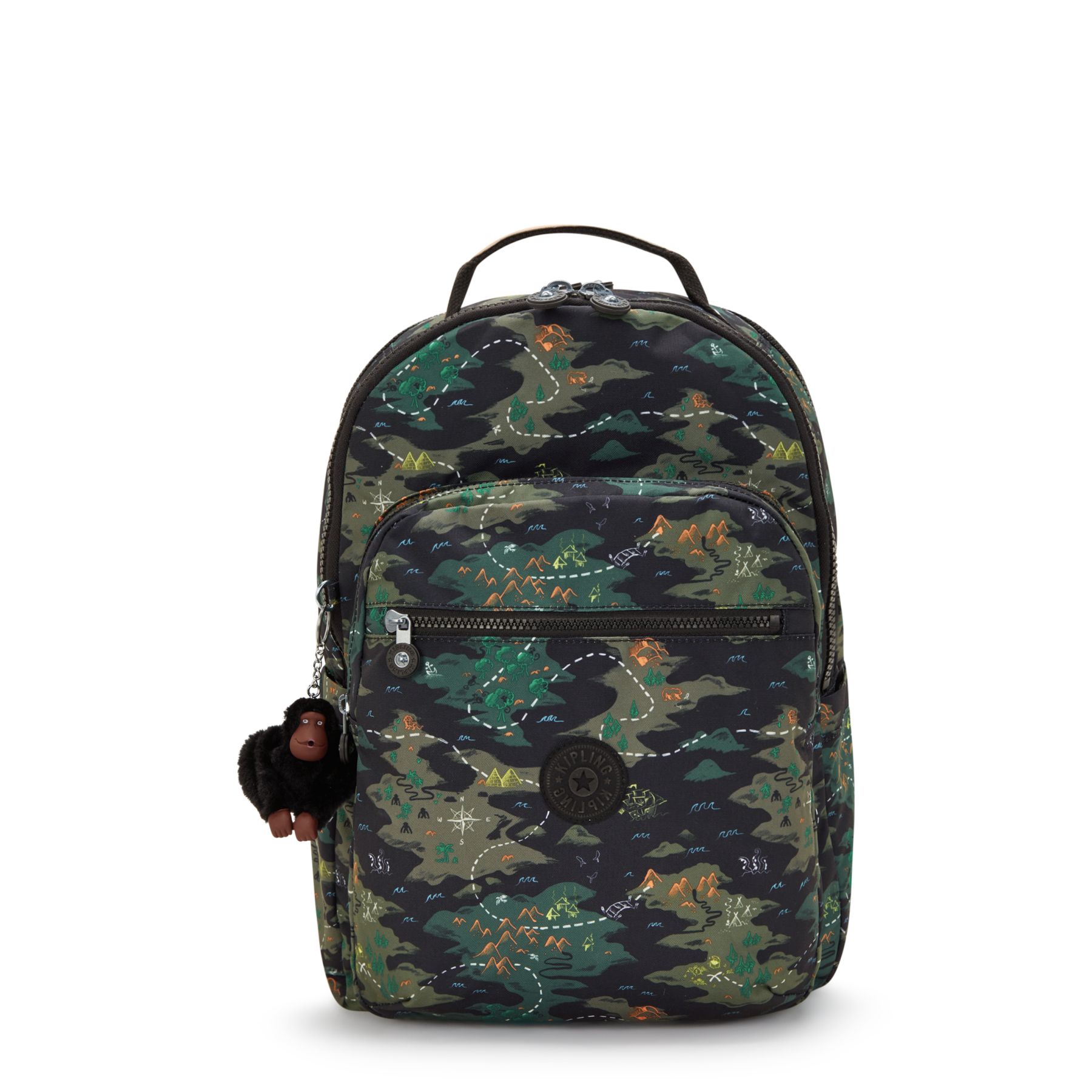 SEOUL LAP Grand sac à dos avec compartiment séparé pour ordinateur portable - Camo Treasure