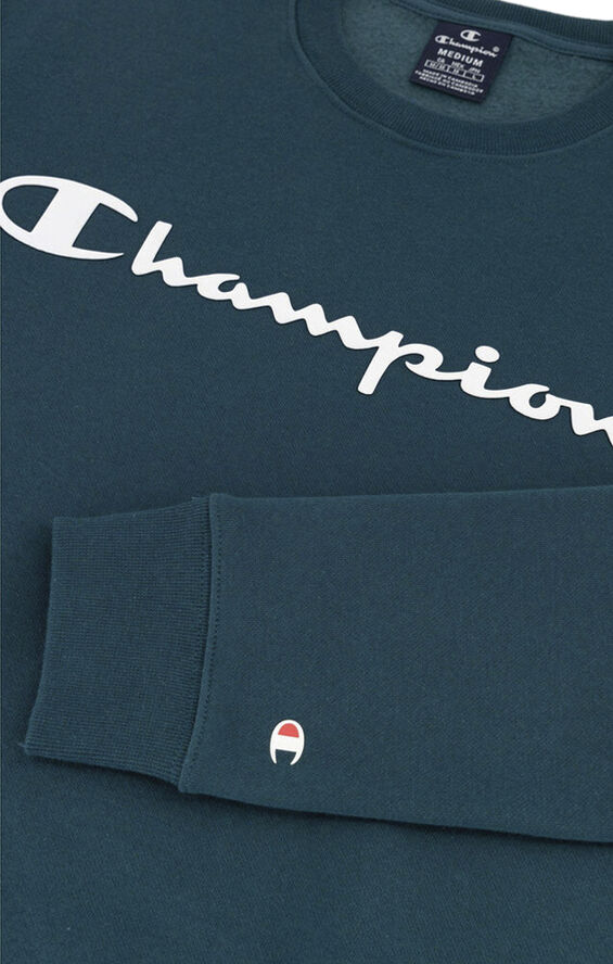 Champion Script Logo Fleece sweatshirt Grøn