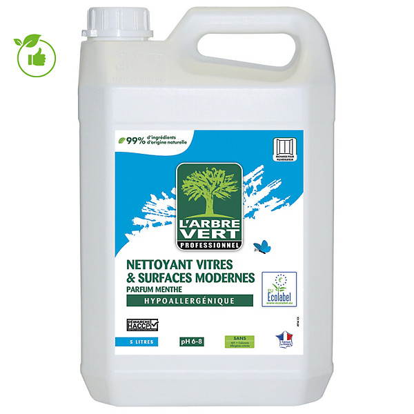Nettoyant vitres et surfaces L'Arbre Vert 5 L