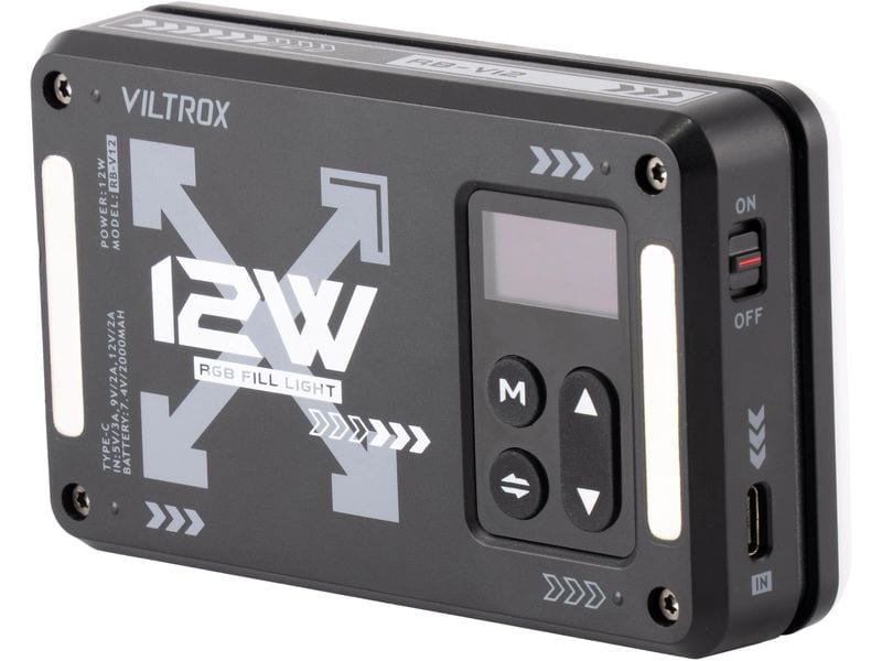 Viltrox Videoleuchte RB-V12 RGB LED Light Panel Magnetische tragbare RGB-LED-Leuchte