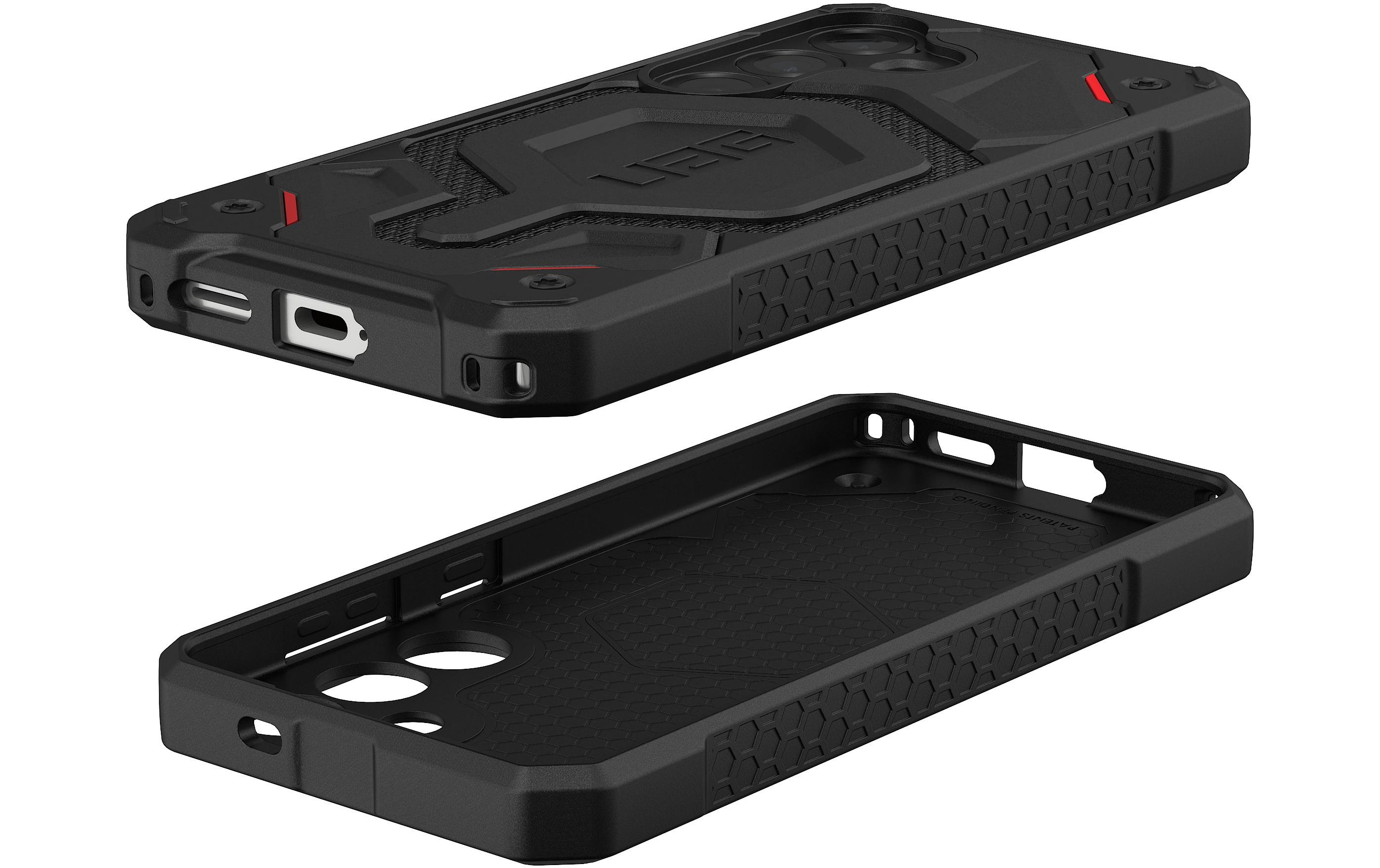 Back Cover Monarch Pro Galaxy S25 Kevlar BlackSchutzhülle für das Samsung Galaxy S25