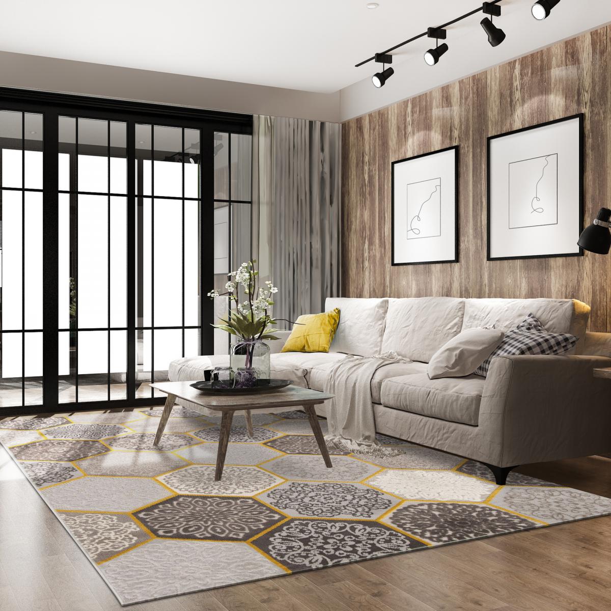 Tapis extérieur beige 160x230 cm
