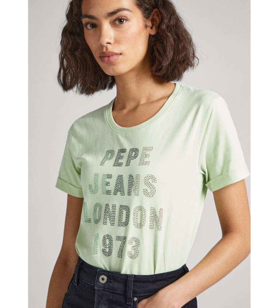 Camiseta verde Agnes da Pepe Jeans