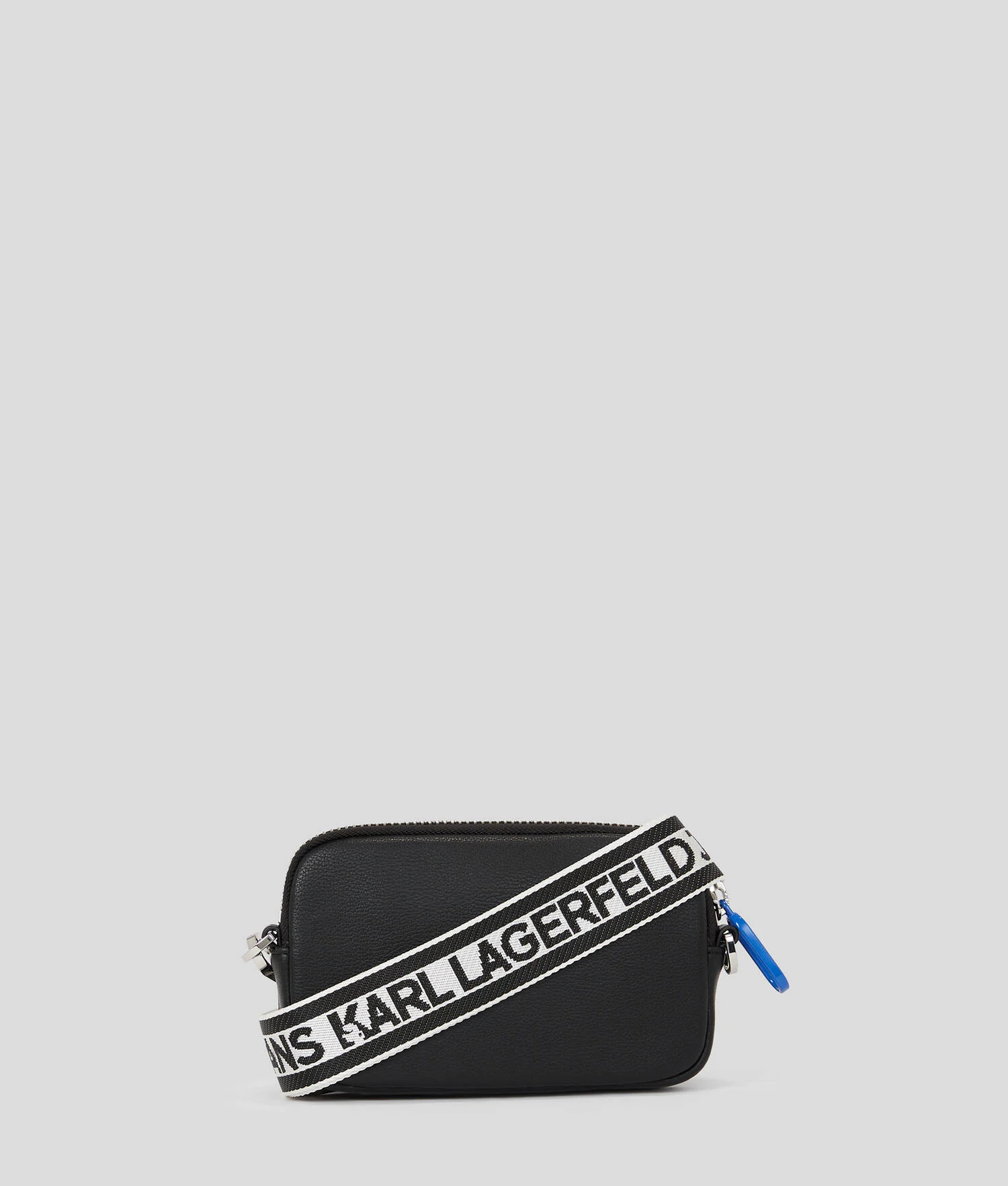MINI SAC BANDOULIÈRE AVEC LOGO KLJ ENCADRÉ - Noir