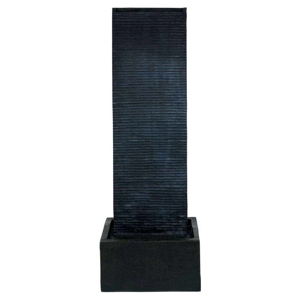 Fontaine de jardin lumineuse chute d'eau H99,5cm