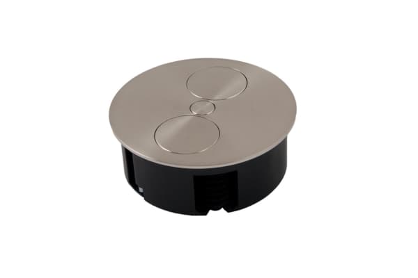 Bachmann Twist - Flerkoplingslist - utgangskontakter: 2 - 2 m kabel - rustfritt stål