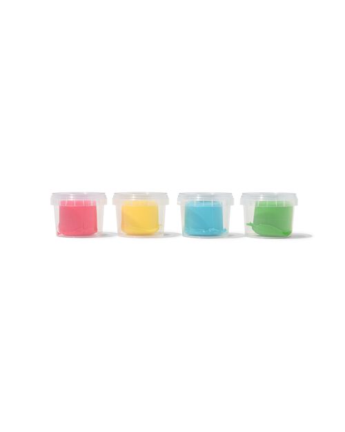4 pots de pâte à modeler molle primaire