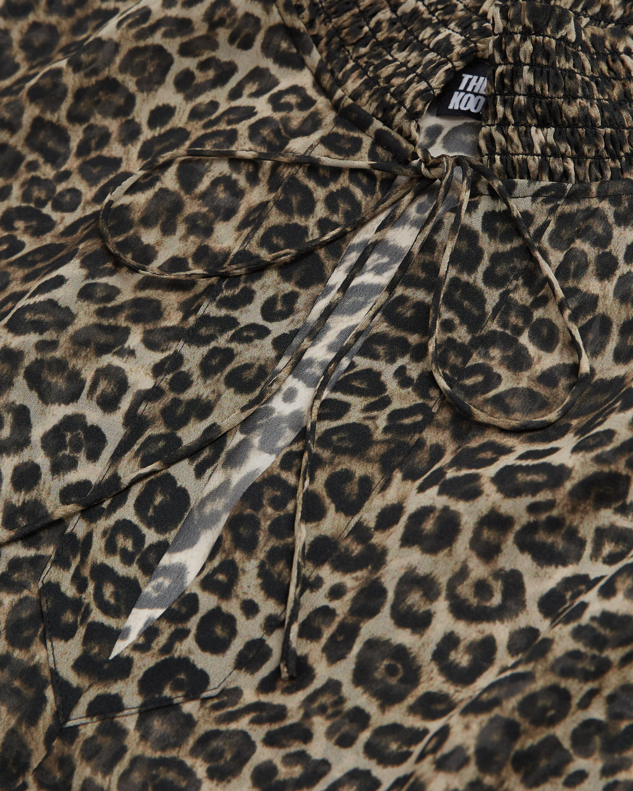 Robe longue léopard